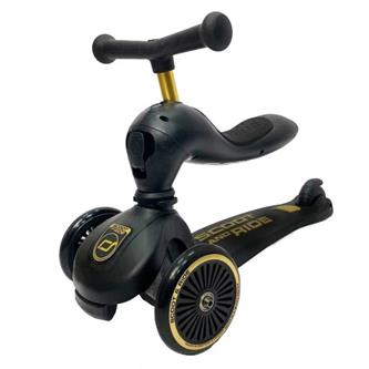 SCOOT$RIDE飛滑步車黑金尊爵版