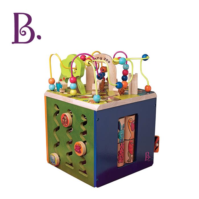 (出租)【B.TOYS】 小丑動物園(木頭玩具)