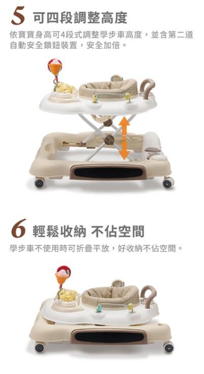 (出租)【BeBe de Luxe】5 in 1 多功能學步車
