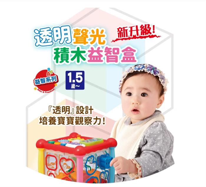 (出租)【TOYROYAL樂雅】透明益智盒