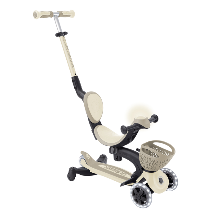 (全新品特價) GLOBBLER GO UP 360度 多功能滑板車(燕麥奶茶)