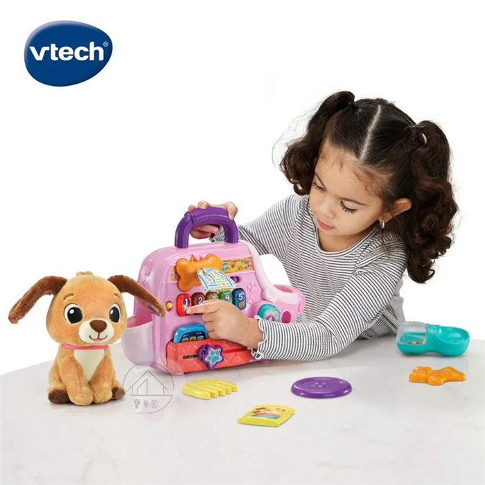 (全新品特價) Vtech 寵物狗提籃互動學習組