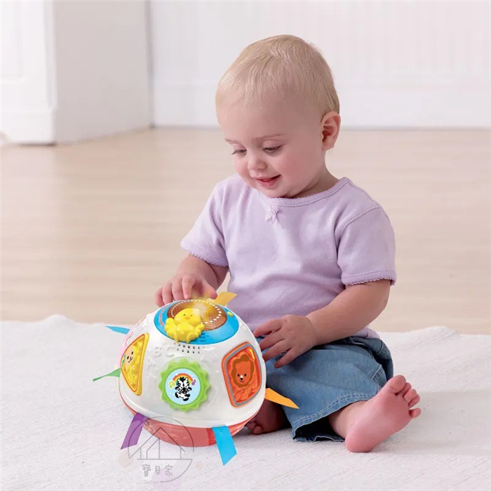 (全新品特價)Vtech 動物派對聲光滾滾球