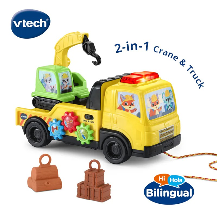 Vtech 雙語互動學習建築工程車