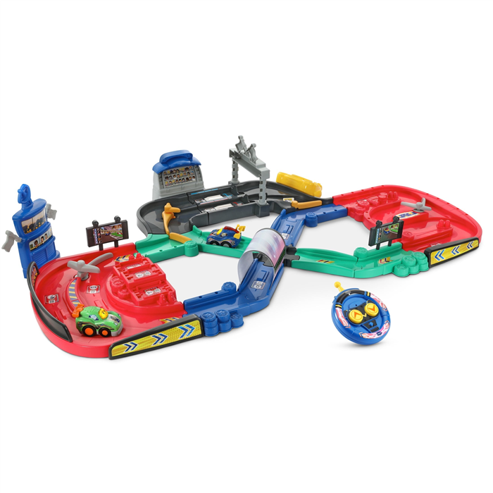 Vtech 嘟嘟車系列-競速遙控賽車軌道組