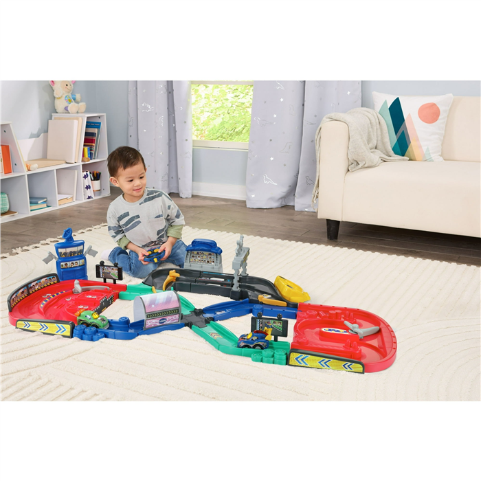 Vtech 嘟嘟車系列-競速遙控賽車軌道組