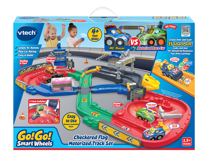 Vtech 嘟嘟車系列-競速遙控賽車軌道組