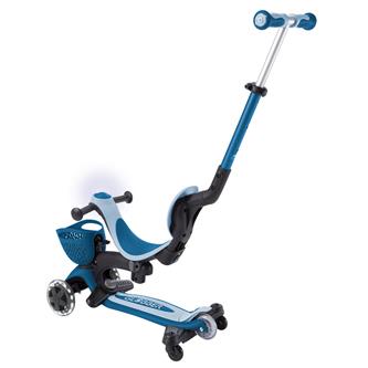 (全新品特價) GLOBBLER GO UP 360度 多功能滑板車(銀河系灰藍)